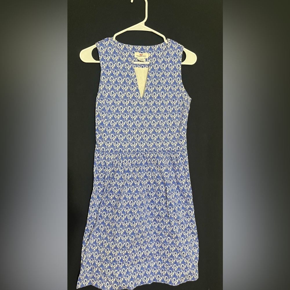 Vineyard Vines Blue and White  Dress